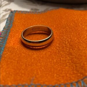 Gold Band Ring 14k yellow gold